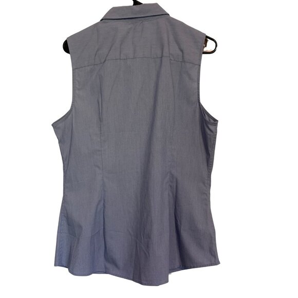 BANANA REPUBLIC Riley Tailored Fit Shirt Sleeveless Size14P - Picture 6 of 9